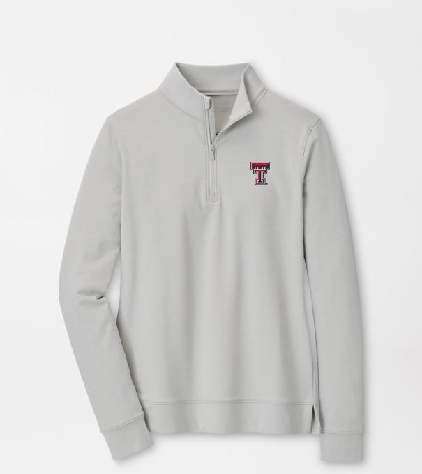 Texas Tech Women's Perth Performance Pullover in British Grey
