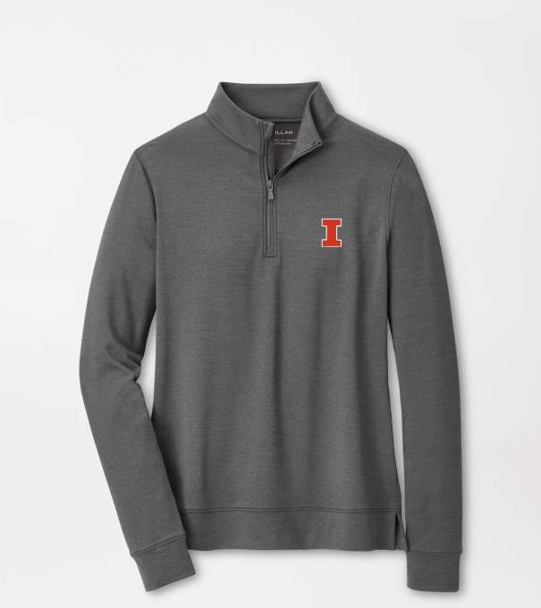 Illinois Women's Perth Performance Pullover in Iron