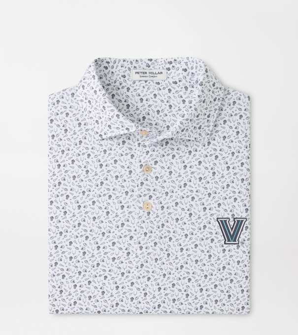 Villanova Kick Off Performance Jersey Polo in Gale Grey