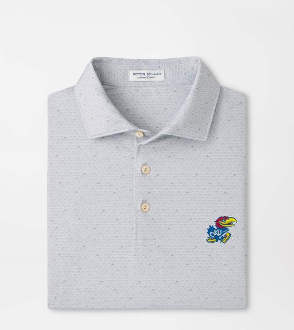 Kansas On The Ball Performance Jersey Polo in British Grey