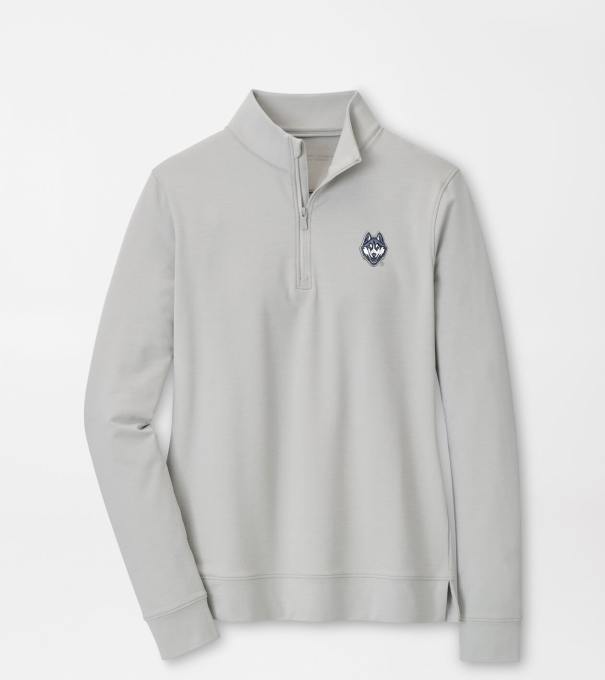 UConn Women's Perth Performance Pullover in British Grey
