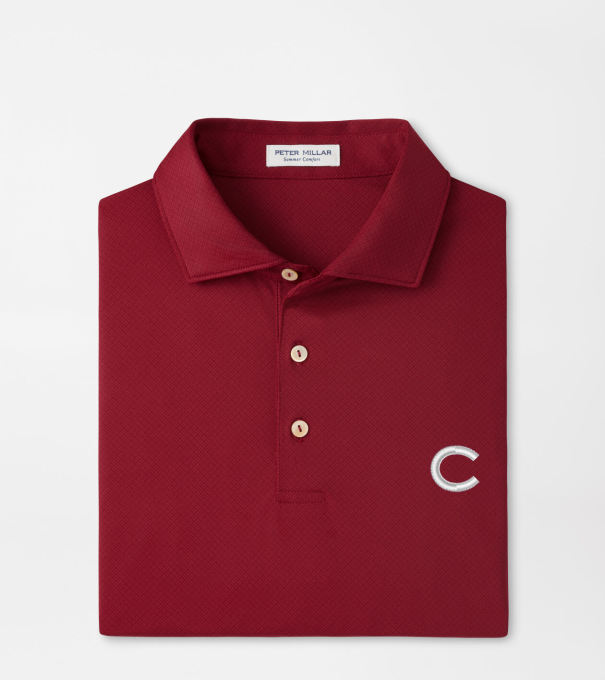 Colgate Hugo Performance Jersey Polo in Maroon2