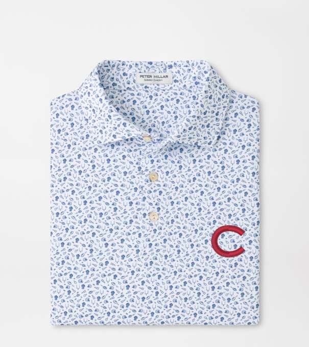 Colgate Kick Off Performance Jersey Polo in Blue Frost