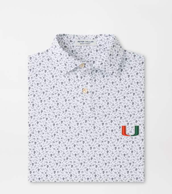 Miami Kick Off Youth Performance Jersey Polo in Gale Grey