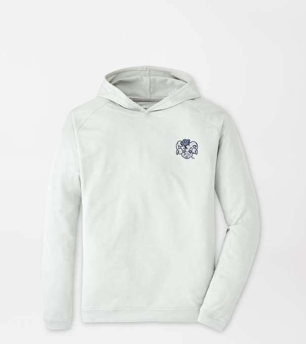 UNC Vault Pine Performance Hoodie in British Grey