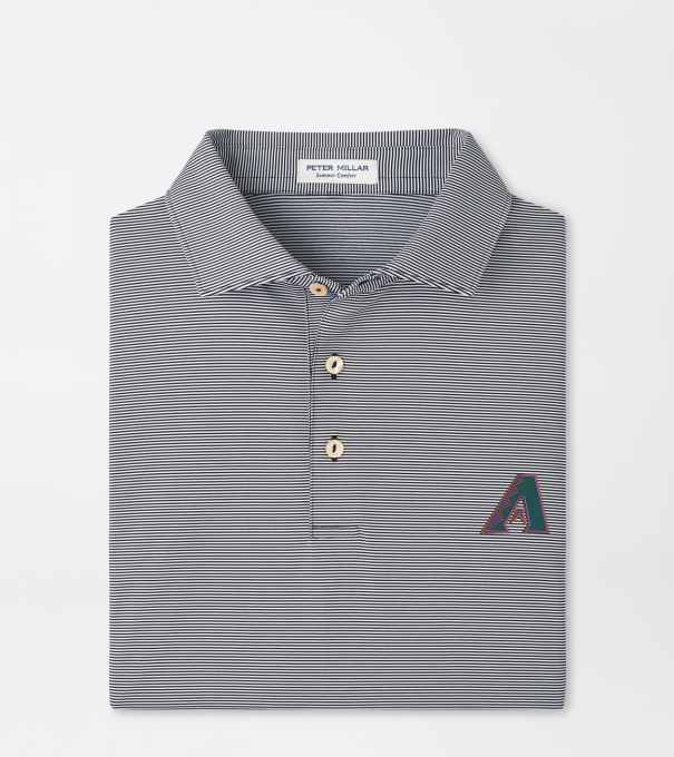 Cooperstown Arizona Diamondbacks Jubilee Performance Jersey Polo in Black