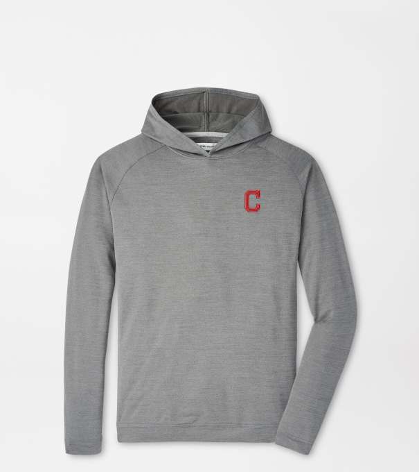 Cooperstown Cleveland Guardians Pine Performance Hoodie in Iron