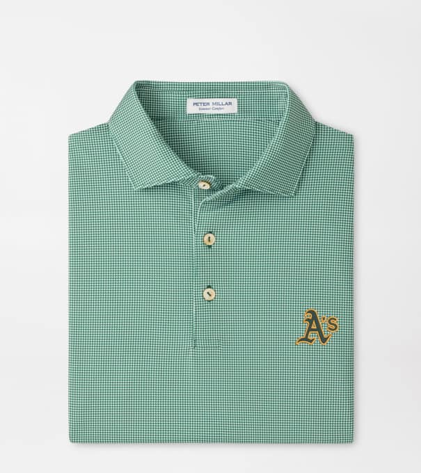 Athletics Border Performance Jersey Polo in Green1