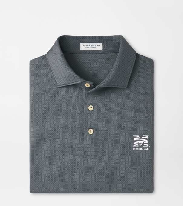 Morehouse College Hugo Performance Jersey Polo in Iron