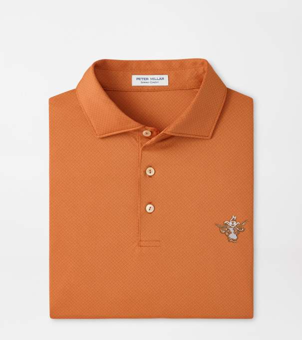 Texas Vault Hugo Performance Jersey Polo in Rust1