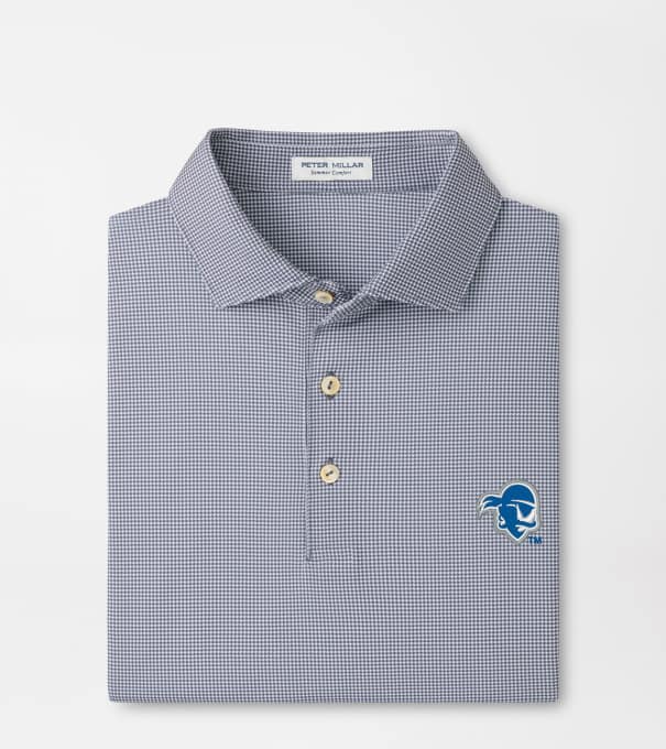 Seton Hall Border Performance Jersey Polo in Iron