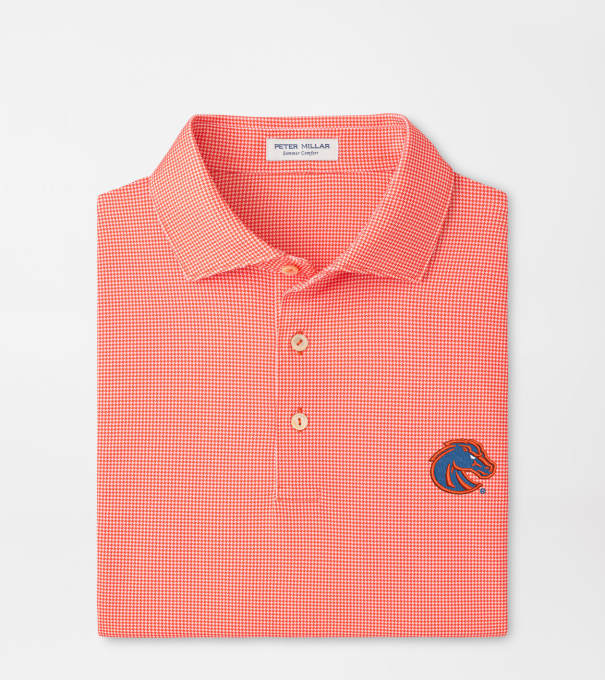 Boise State Border Performance Jersey Polo in Orange6