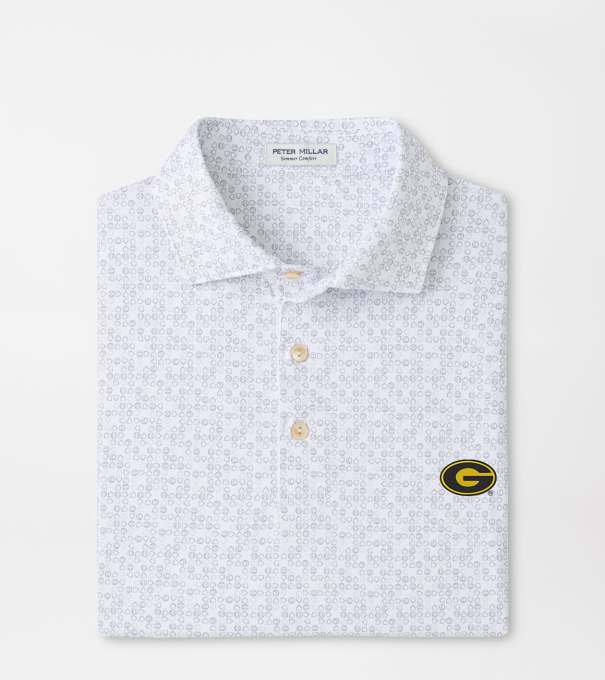 Grambling State Bases Loaded Performance Jersey Polo in White