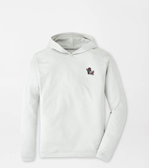 NC State Vault Pine Performance Hoodie in British Grey