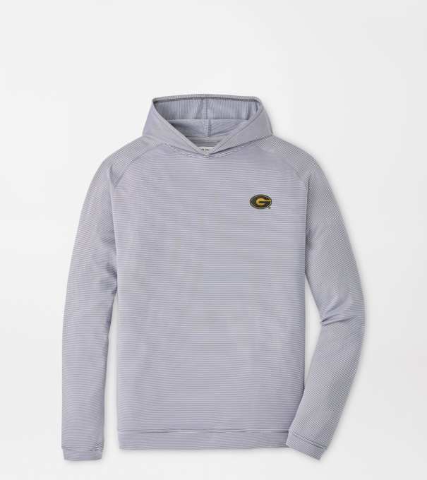 Grambling State Pine Sugar Stripe Performance Hoodie in Iron