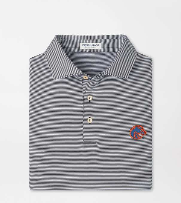 Boise State University Jubilee Performance Jersey Polo in Black