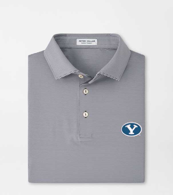 BYU Jubilee Performance Jersey Polo in Iron