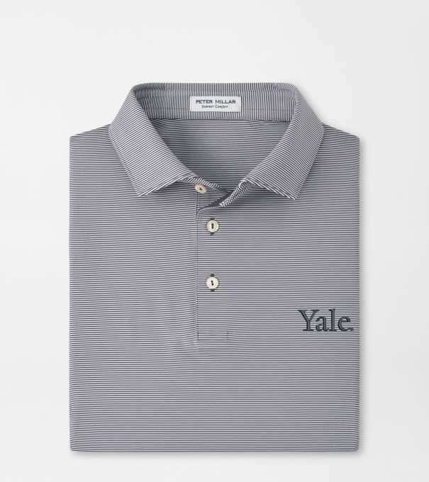 Yale Jubilee Performance Jersey Polo in Iron