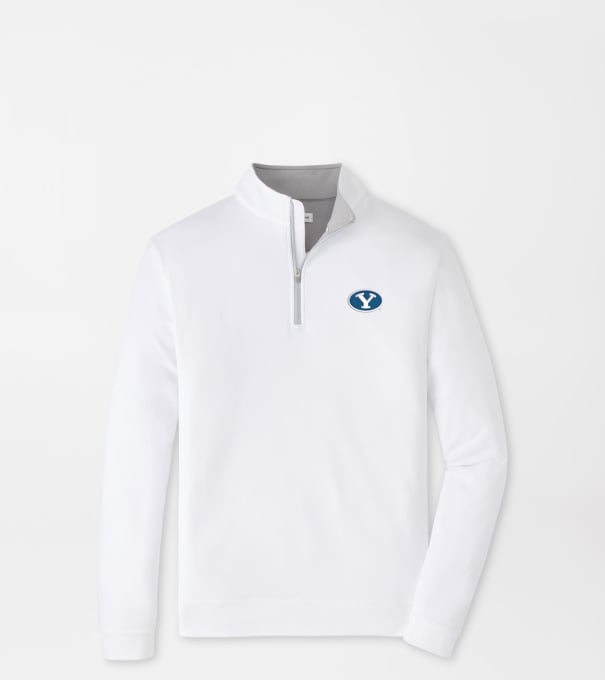 BYU Perth Performance Quarter-Zip in White