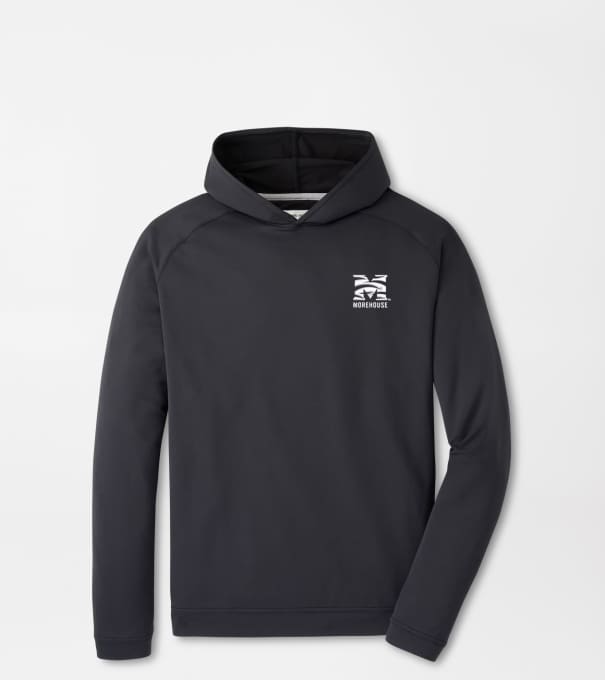 Morehouse College Pine Performance Hoodie in Black