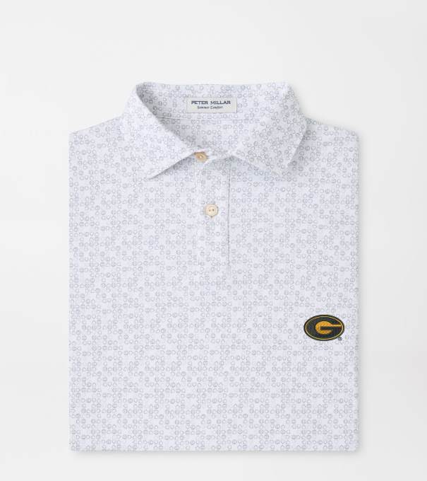 Grambling State Bases Loaded Youth Performance Jersey Polo in White