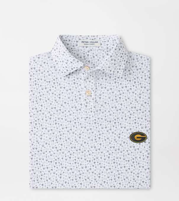 Grambling State Buzzer Beater Youth Performance Jersey Polo in White