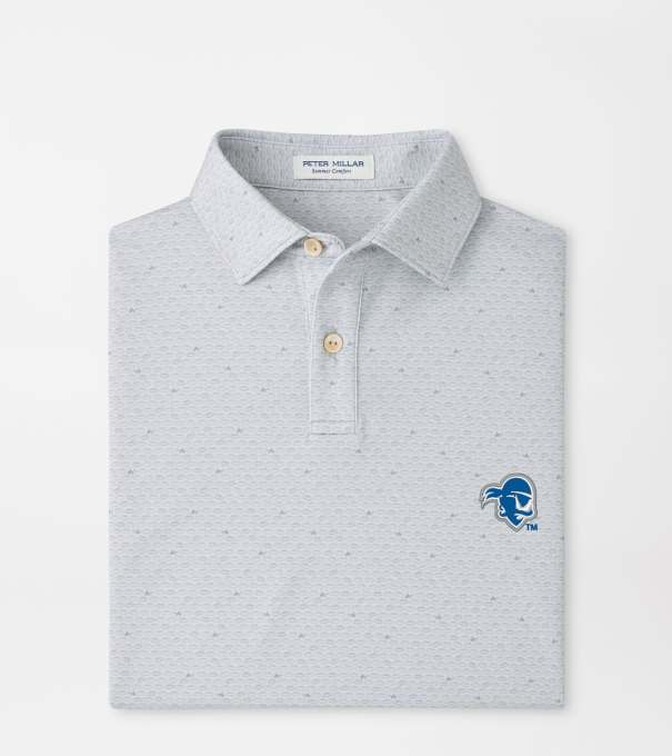 Seton Hall On The Ball Youth Performance Jersey Polo in British Grey