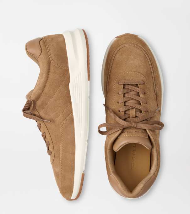 Journeyman Suede Sneaker in DARK JUTE