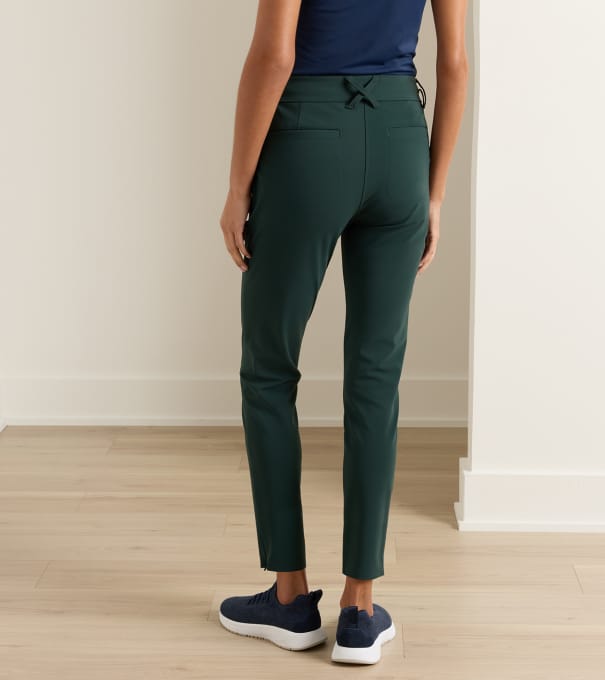 Bingham High Stretch Bonded Ankle Pant in PINE BROOK