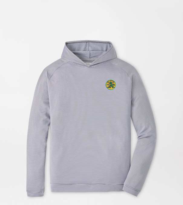Cooperstown Athletics Pine Sugar Stripe Performance Hoodie in Iron