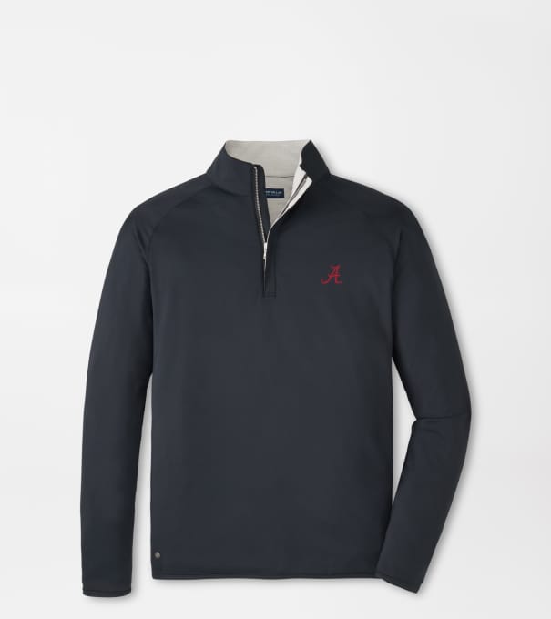 Alabama Stealth Performance Quarter-Zip in Black