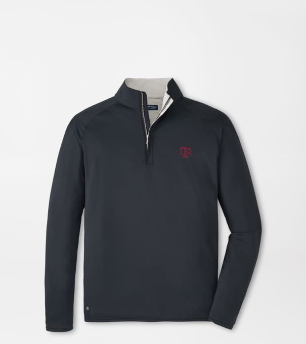 Texas A&M Stealth Performance Quarter-Zip in Black