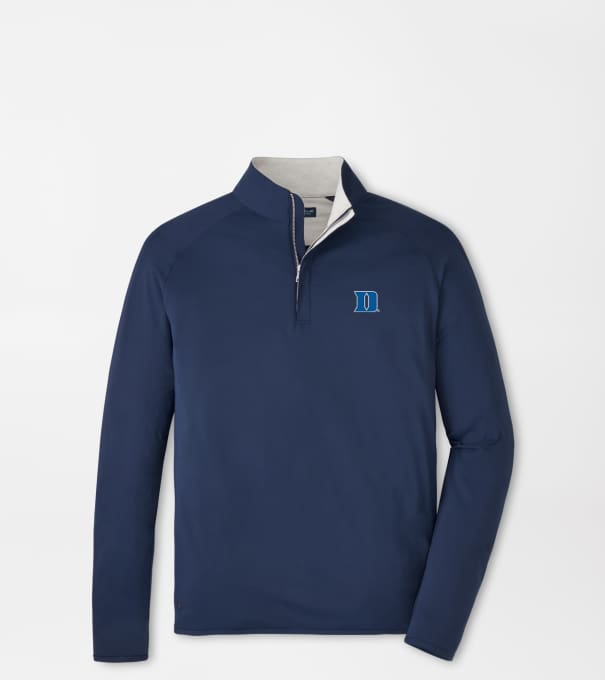 Duke University Stealth Performance Quarter-Zip in Navy