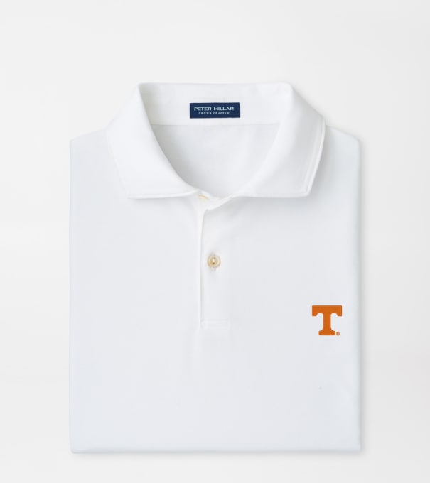Tennessee Albatross Cotton-Blend Piqu&eacute; Polo in White