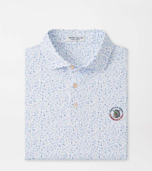 126th U.S. Open Nice Shot Performance Jersey Polo in White