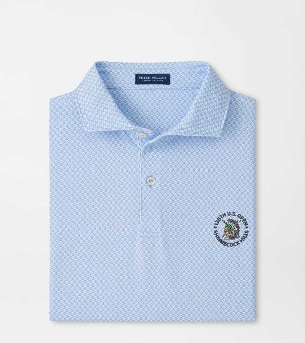 126th U.S. Open Mayfield Performance Jersey Polo in IRIS MIST