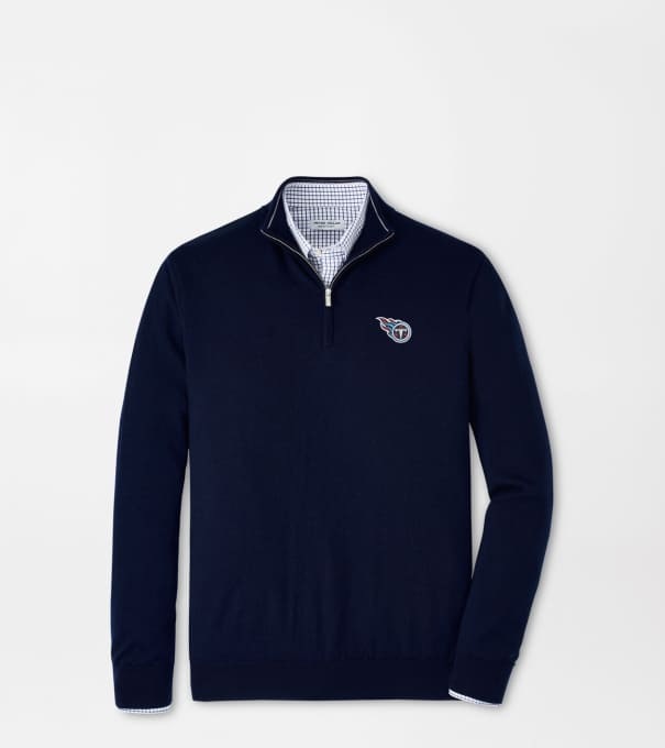 Tennessee Titans Autumn Crest Quarter-Zip in Navy