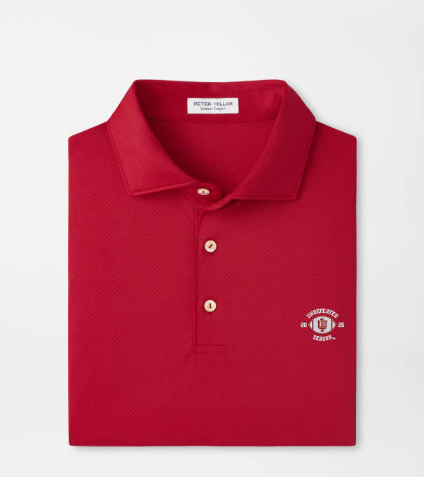 Indiana Undefeated Hugo Performance Jersey Polo in Crimson1