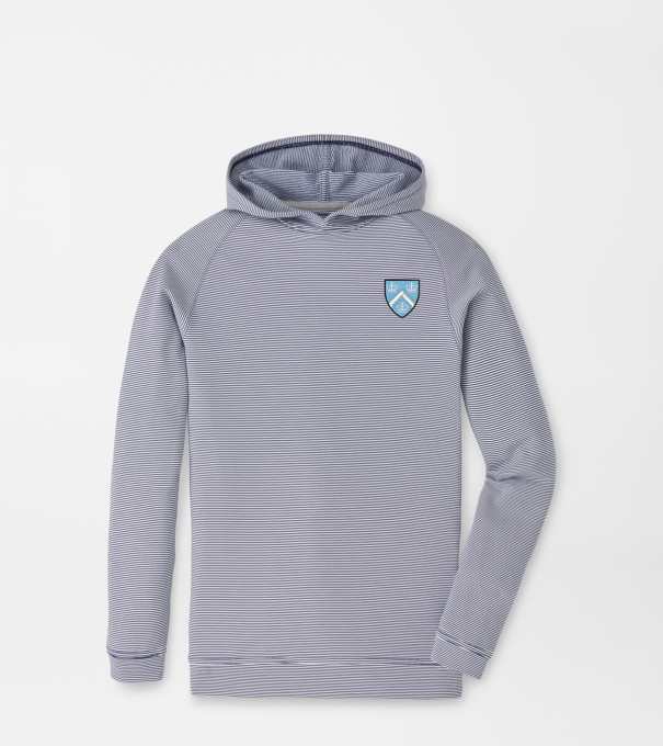Columbia Pine Youth Sugar Stripe Performance Hoodie in Navy