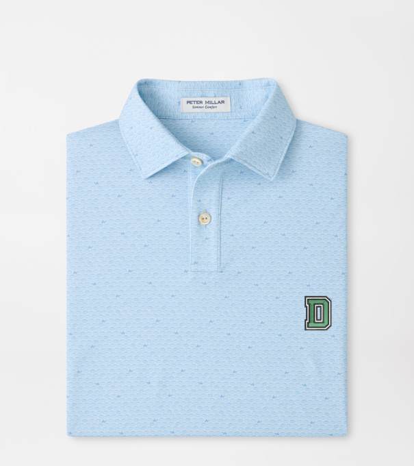 Dartmouth On The Ball Youth Performance Jersey Polo in PALE BLUE