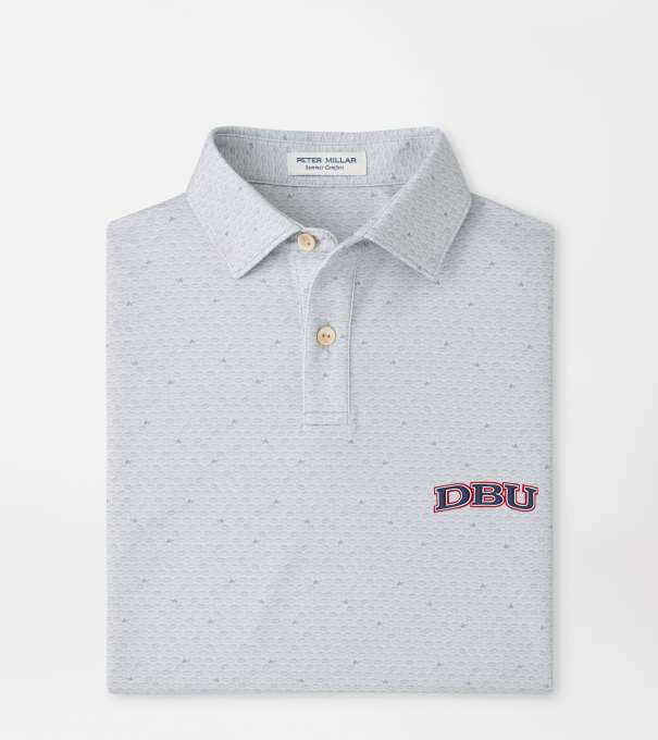 Dallas Baptist University On The Ball Youth Performance Jersey Polo in British Grey
