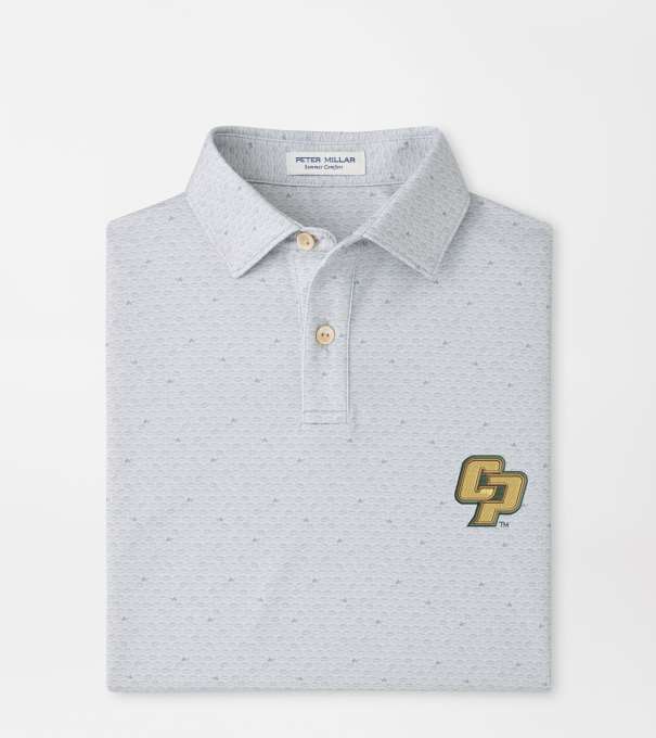 Cal Poly On The Ball Youth Performance Jersey Polo in British Grey