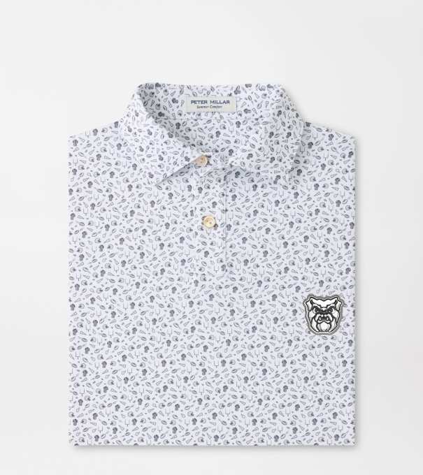 Butler Kick Off Youth Performance Jersey Polo in Gale Grey