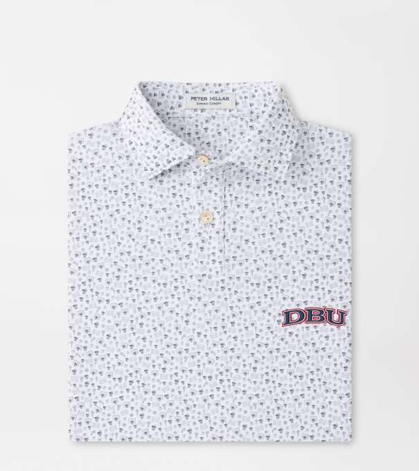 Dallas Baptist University Buzzer Beater Youth Performance Jersey Polo in White