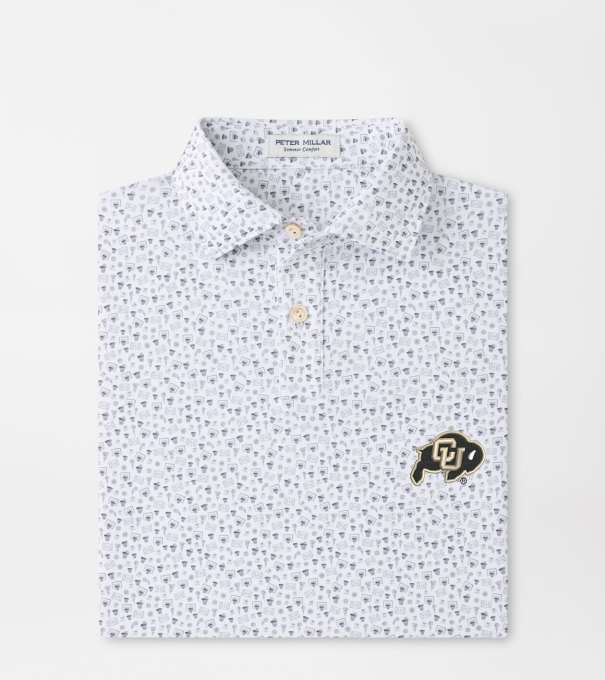 Colorado Buzzer Beater Youth Performance Jersey Polo in White
