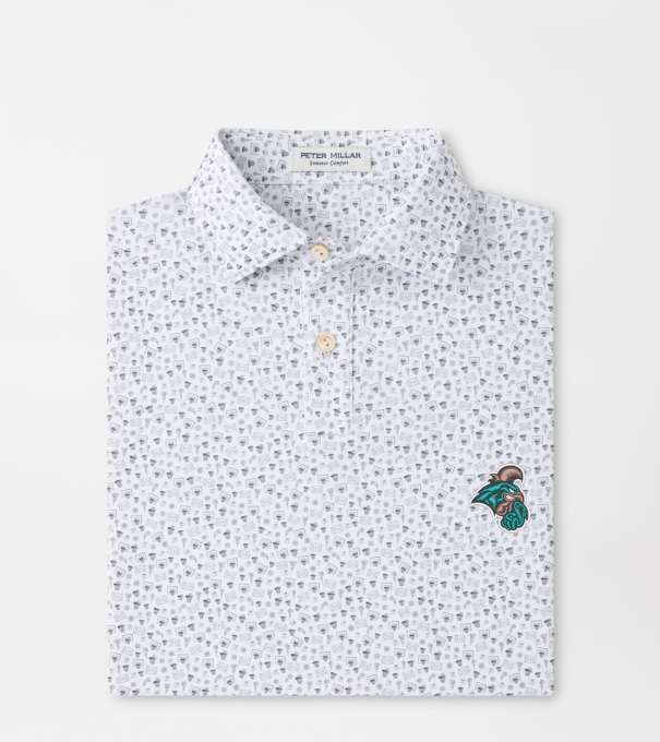 Coastal Carolina Buzzer Beater Youth Performance Jersey Polo in White