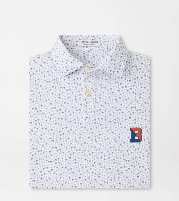 Bucknell Buzzer Beater Youth Performance Jersey Polo in White