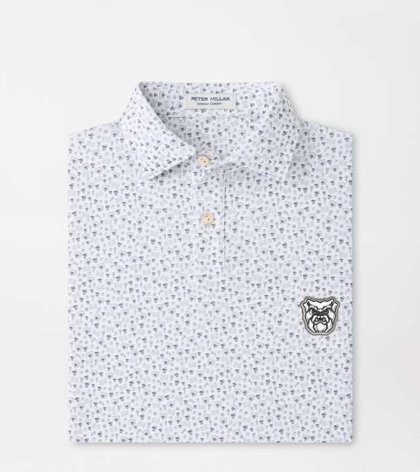 Butler Buzzer Beater Youth Performance Jersey Polo in White