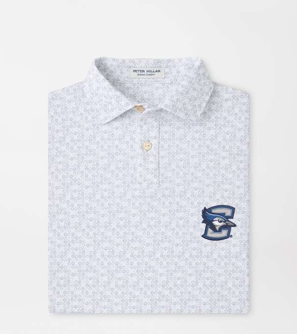 Creighton Bases Loaded Youth Performance Jersey Polo in White