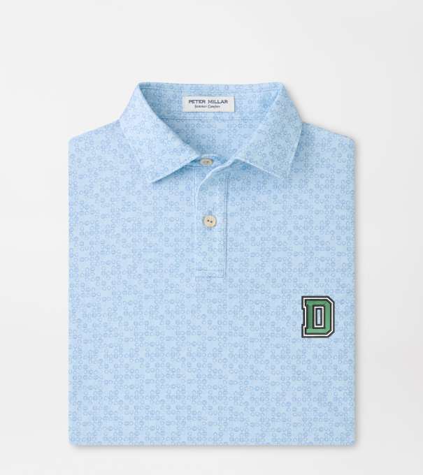 Dartmouth Bases Loaded Youth Performance Jersey Polo in PALE BLUE